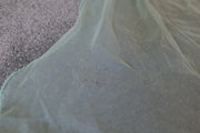 vintage 1980s does 1950s inspired ballgown with matching neck scarf