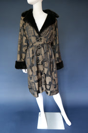 Et Dieu Crea La femme whimsical faux fur coat