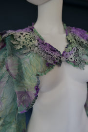 Vintage Carole Lee couture designer bolero whimsical ethereal