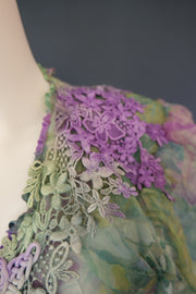 Vintage Carole Lee couture designer bolero whimsical ethereal