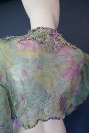 Vintage Carole Lee couture designer bolero whimsical ethereal