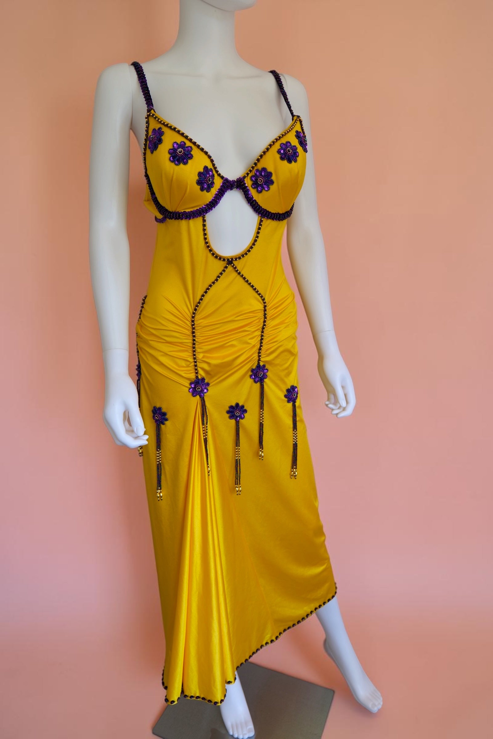 vintage ballroom dancer evening cocktail summer dress