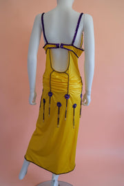 vintage ballroom dancer evening cocktail summer dress