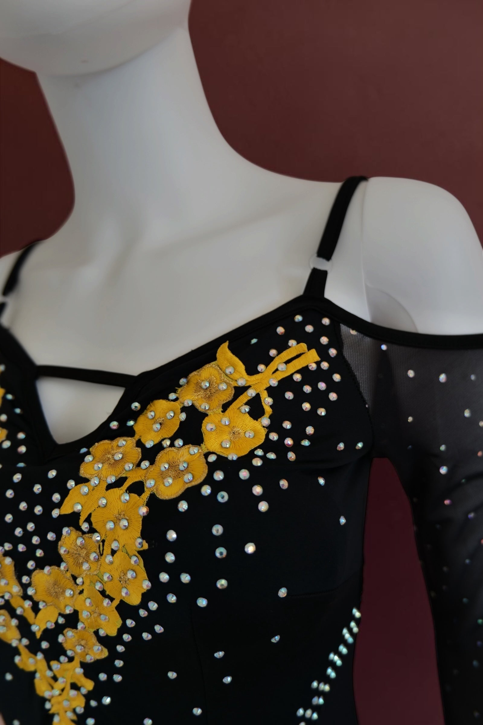 Vintage theatrical  ballroom dancer competition dress