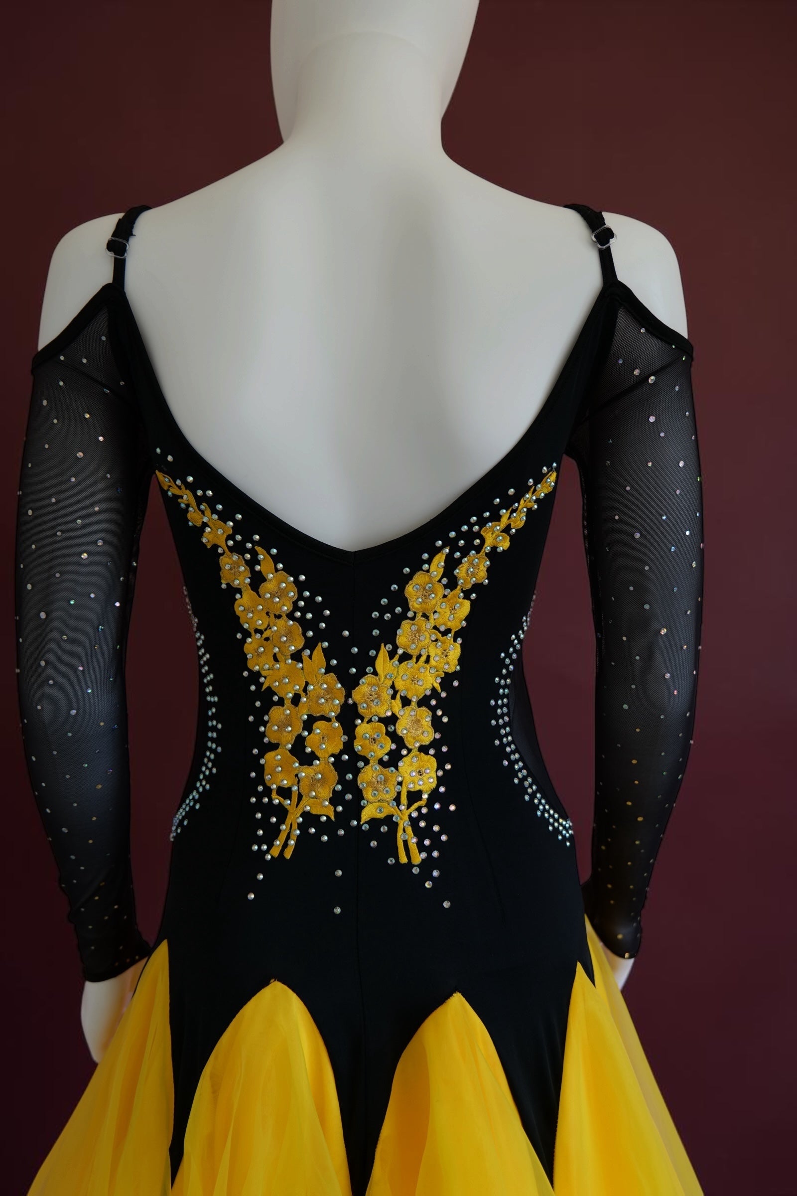 Vintage theatrical  ballroom dancer competition dress