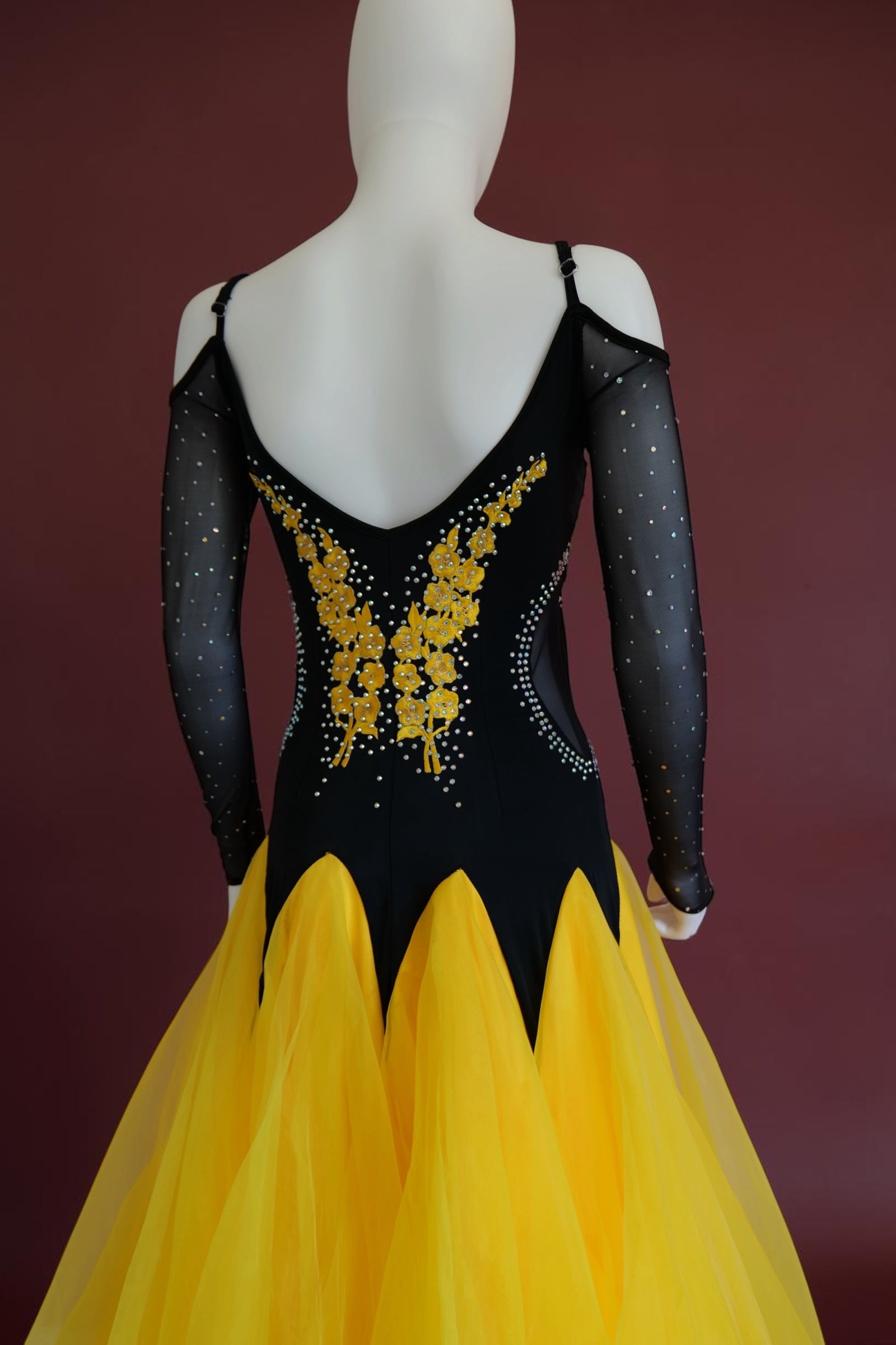 Vintage theatrical  ballroom dancer competition dress