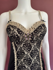 Vintage deadstock 1990s 00s Betsey Johnson iconic figure hugging dress