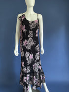 Vintage 1990s 00s floral evening wedding guest dress