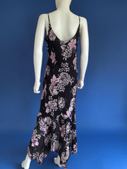 Vintage 1990s 00s floral evening wedding guest dress
