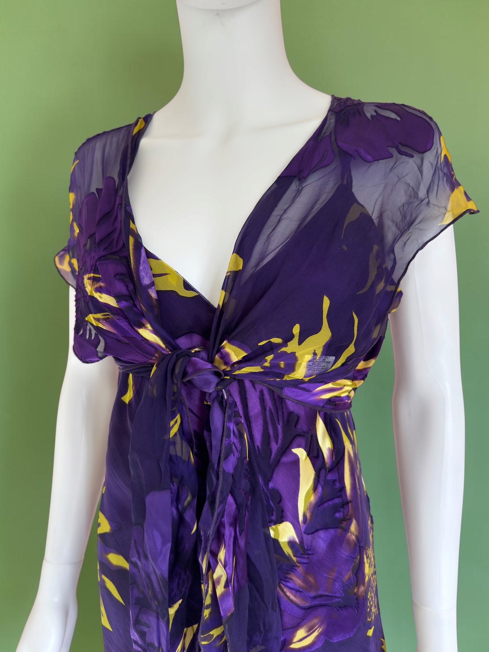 Vintage 1990s silky evening cocktaail wedding guest dress
